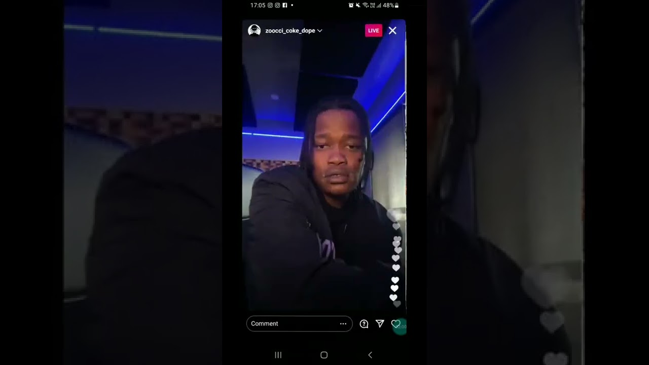 Zoocci Coke Dope live on ig