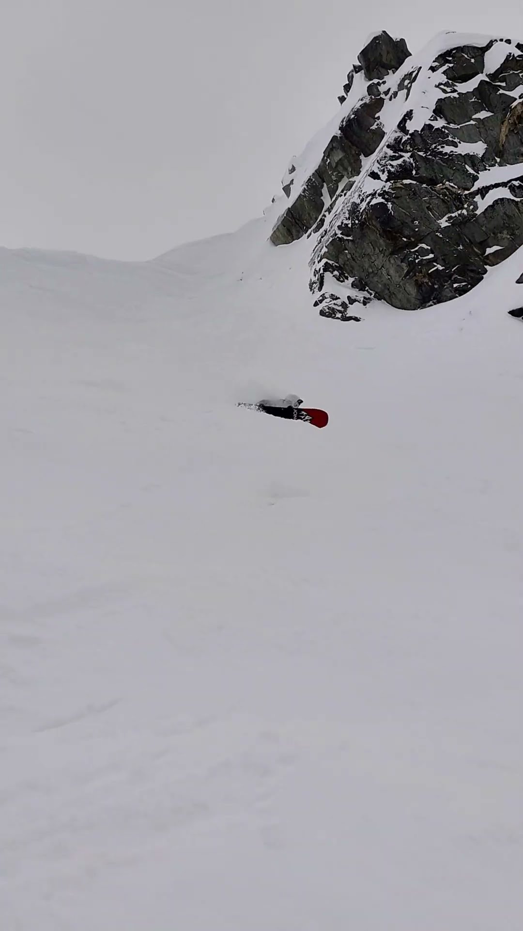 Snowboarder Takes A Few Tumbles || ViralHog