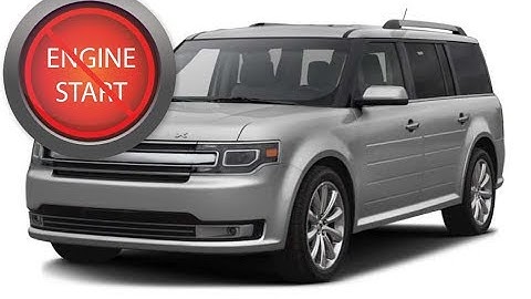 Open and start push button start a Ford Flex or Expedition with a dead key fob battery.
