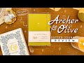 Archer & Olive Notebook Review + ✨ GIVEAWAY ✨ | Charizze Treats Day 2