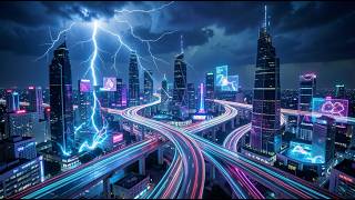 NEON SKYLINE PULSE ORIGINAL MUSIC BY BRITZPH ACID TRANCE TECHNO