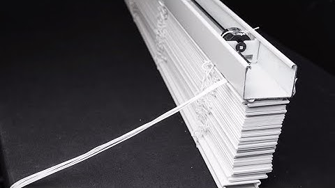 How to Install and Shorten a Horizontal Blind