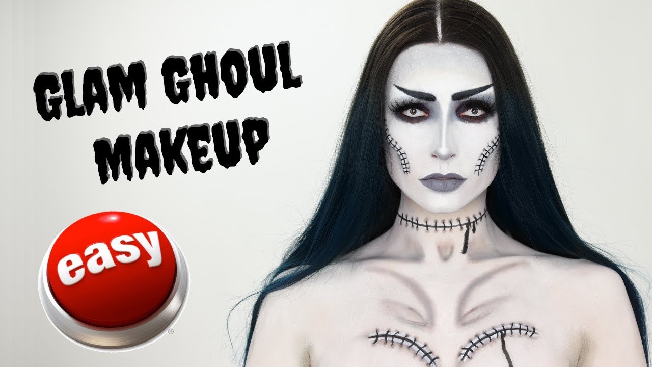 Slime område Uden for Grayscale Ghoul Makeup Tutorial | Halloween 2018 - YouTube
