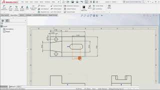 ADDING DRIVING DIMENSIONS - Solid Works Tutorial