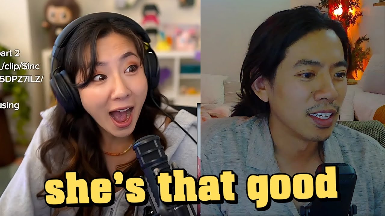 Fuslie REACTS to Her Brother Nate Praising How Good She Is in Streaming