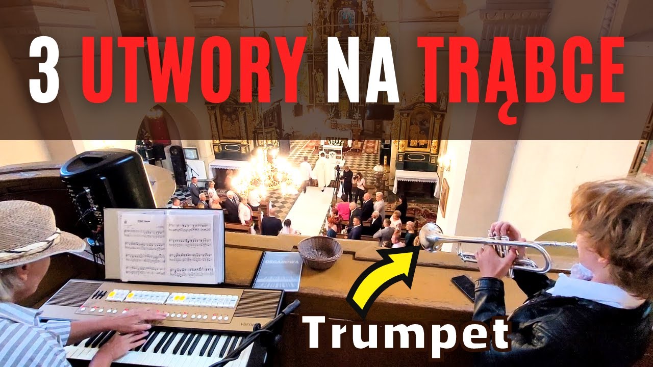 Zagrałem 3 utwory na TRĄBCE na ślubie I Marsz weselny I Bridal Chorus I Ave Maria I Gabriel's Oboe