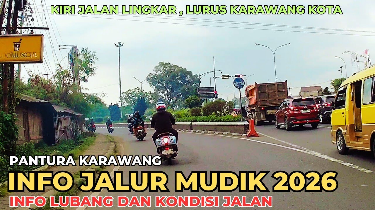 Cek Jalur Mudik Karawang 2026‼️ Hati-hati Lubang di Lingkar Tanjungpura ke Karawang Timur