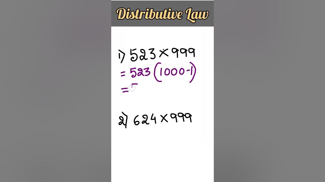 Multiplication Using Distributive Law YouTube multiplication-using-distributive-law-youtube