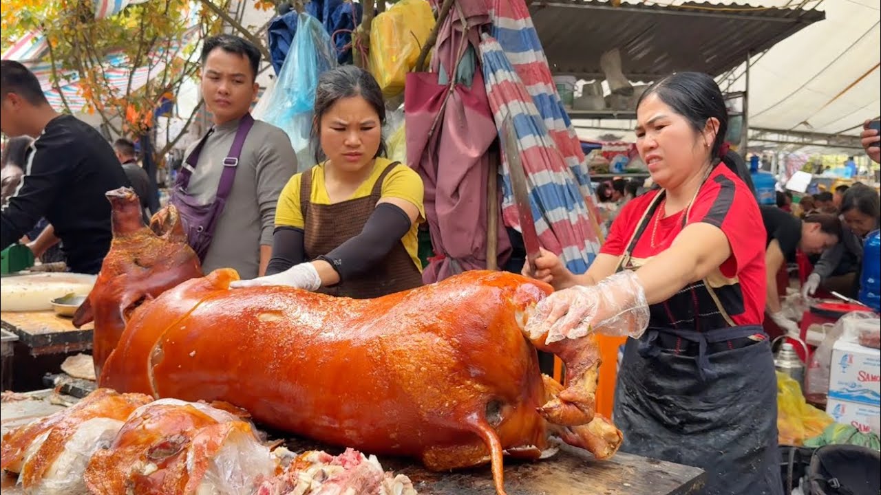 Toàn Cảnh Lễ Hội Chùa Bắc Nga 2026, ngập tràn thịt lợn quay và ẩm thực thu hút nhiều du khách đến ăn