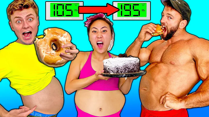 Who Can Gain the Most Weight in 1 Hour! (Carter Sh...