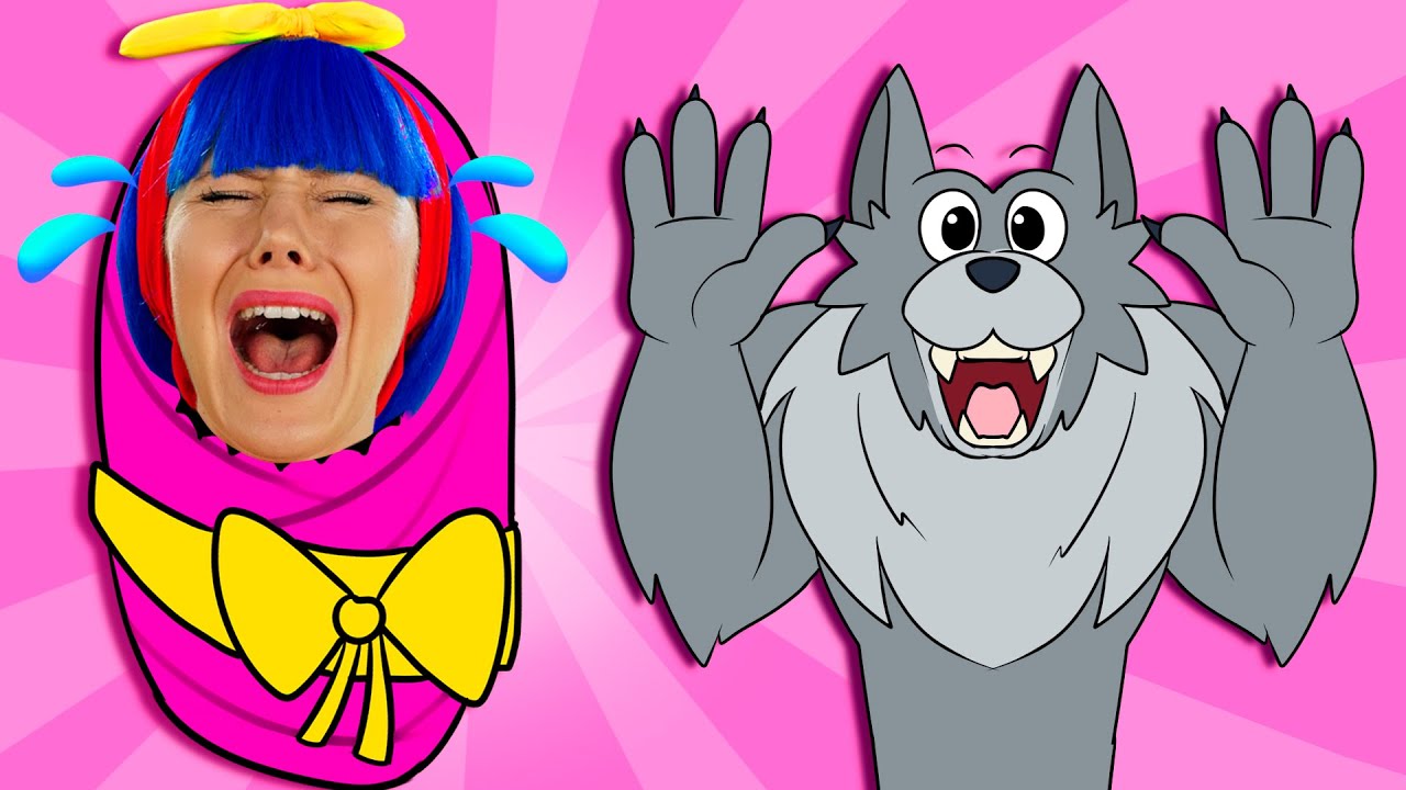 Baby Dont Cry + Big Gray Wolf Go Away | Kids Songs And Nursery Rhymes ...