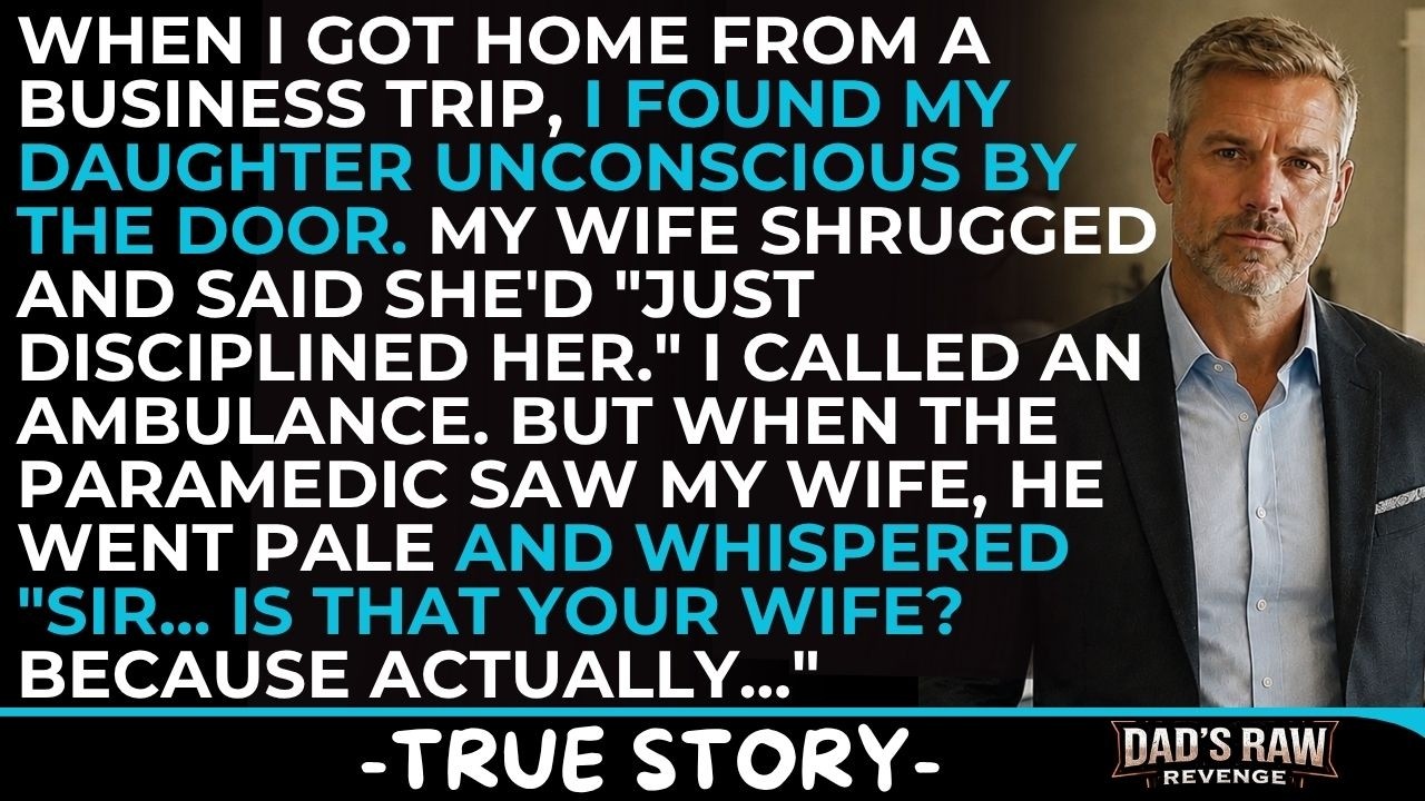 Some men come home to a hot meal and a hug. I came home at 11:52 p.m. to my eight-year-old daughter unconscious on the hallway floor in our Naperville home—and a wife who shrugged. "She's fine,"...