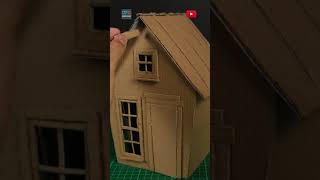 Miniature Beach House Using Cardboard