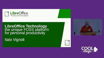 LibreOffice Technology Vision by Italo Vignoli 🆒 #COOLDays 2023