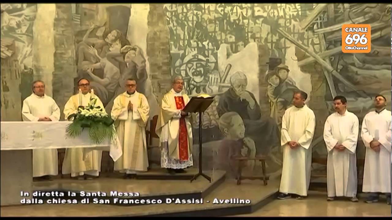 Santa Messa chiesa Francesco D'Assisi Avellino del 17-04-2016