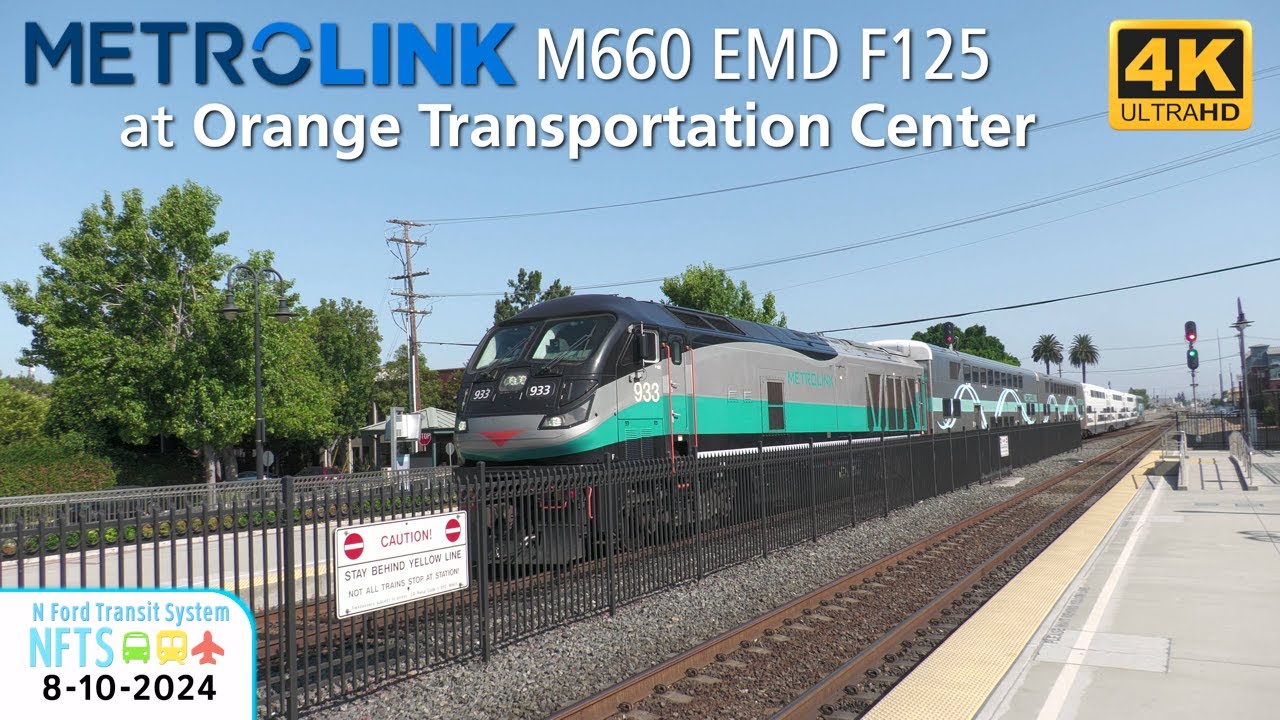 Metrolink EMD F125 933 Orange County Line M660 At Orange metrolink-emd-f125-933-orange-county-line-m660-at-orange