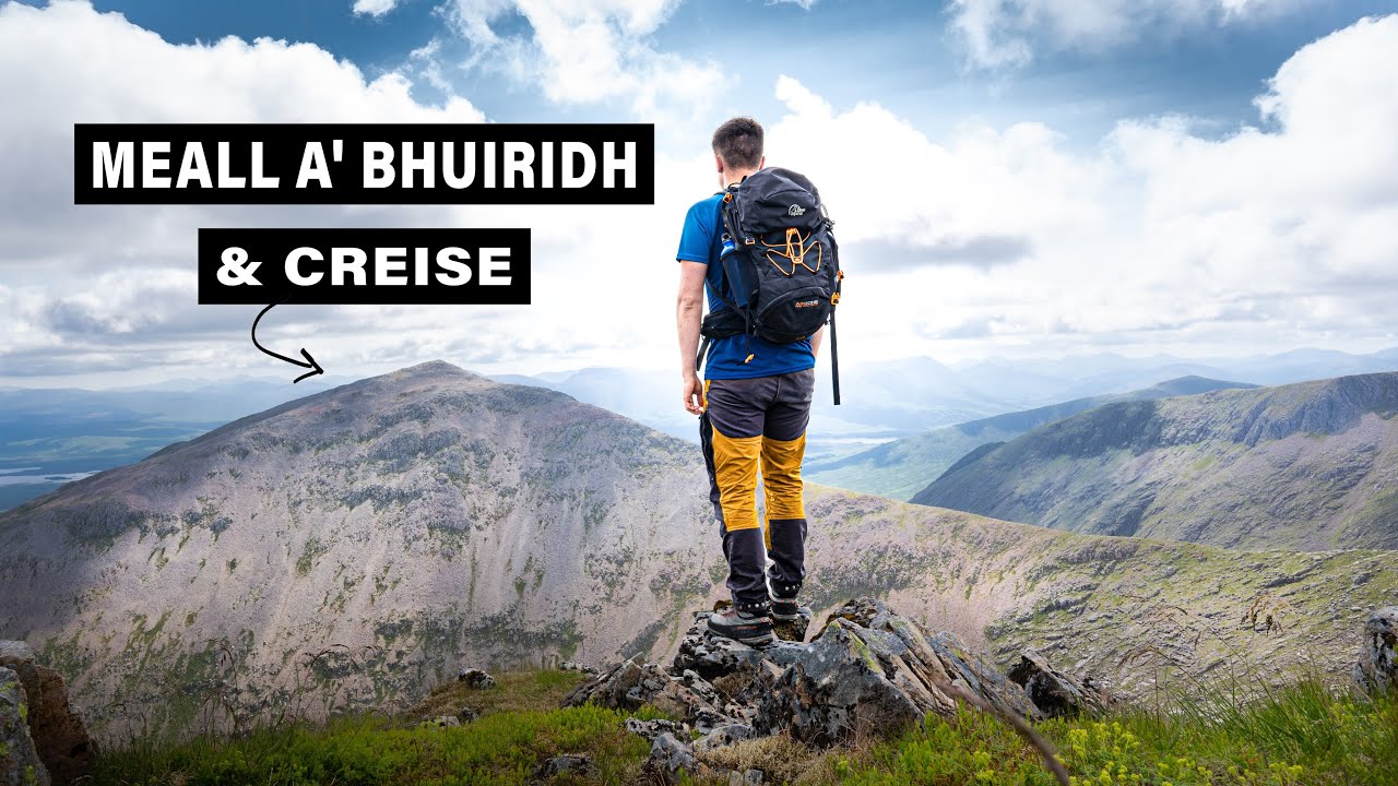 Hiking the Black Mount Munros - Meall a' Bhuiridh and Creise