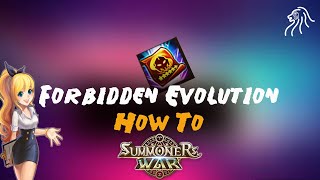 Summoners War How to use Forbidden Evolution Scroll