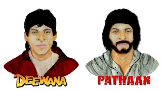 Shahrukh Khan Bollywood Journey Deewana To Pathaan 40 Characters Prashant Gupta Arts