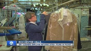 Dry cleaner returns $1,700 found in pocket
