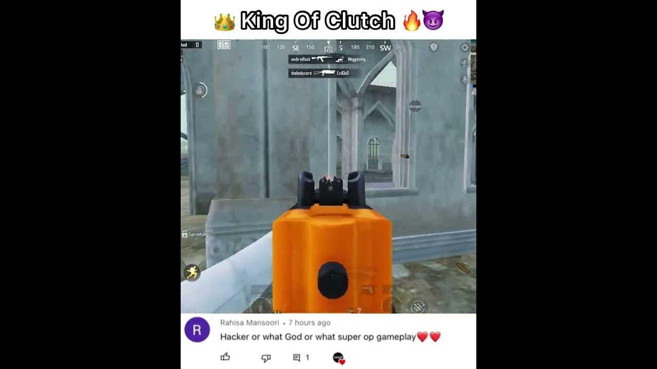 😱God Level 1vs4 Clutch😈🔥Bgmi Attitude status| Pubg Attitude status| 