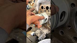 Powerful Engine Piston Installation! #shortsfeed #mechanic #machine #viral
