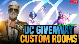 BGMI LIVE CUSTOM ROOM | RP AND UC GIVEAWAY EVERY MATCH | ALL WEAPONS AND TDM CUSTOMS
