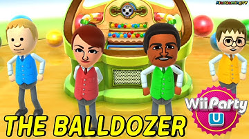 Wii Party U - The Balldozer (Expert com) 🎵 Alphanim vs Marie vs Steven vs Skip | AlexGamingTV