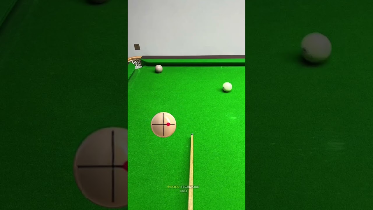 Image of video the Why your semi frozen rail shots always rattle. #8ballpool #billiards #billiardsskills #trickshot 14