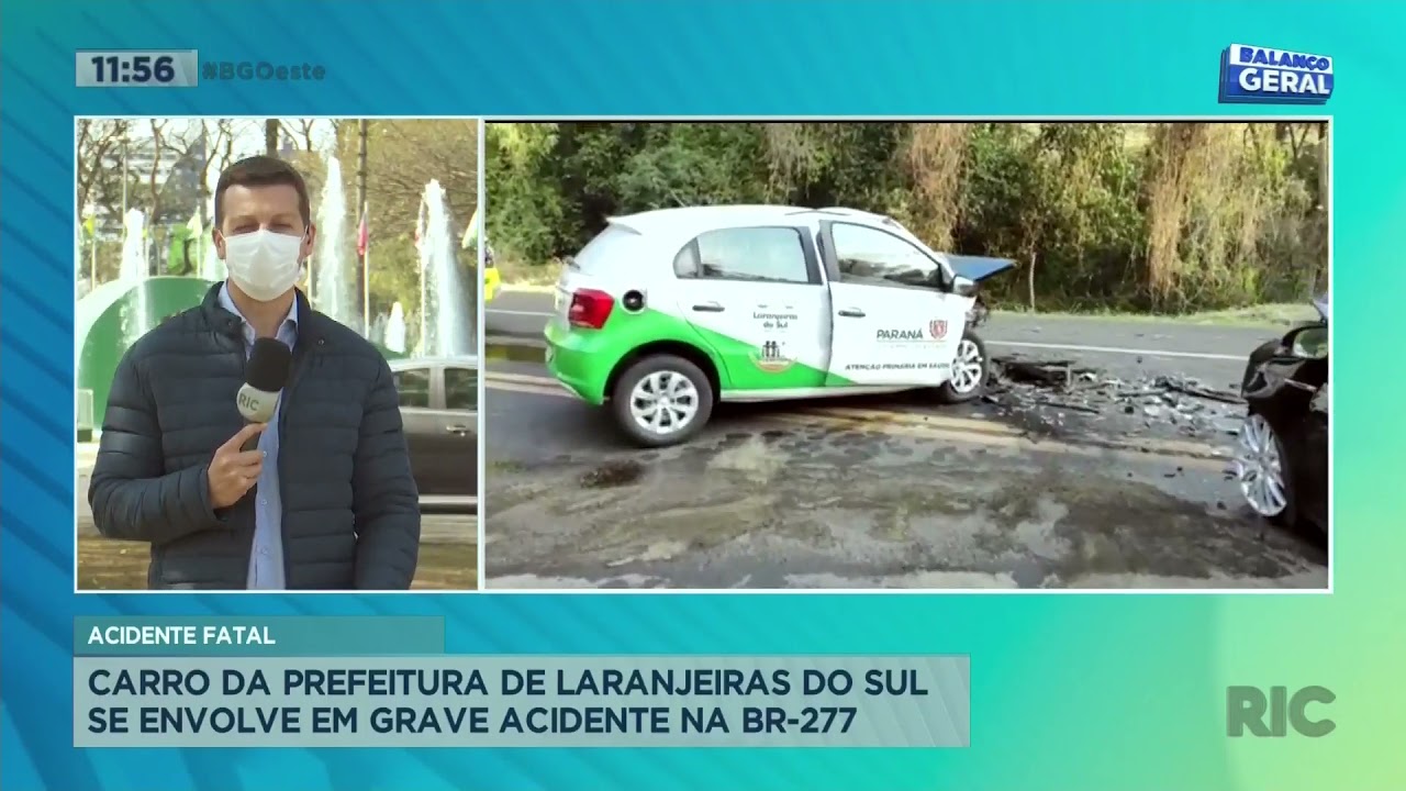 Grave acidente com vítima fatal é registrado na BR-277 – Cidades do Oeste