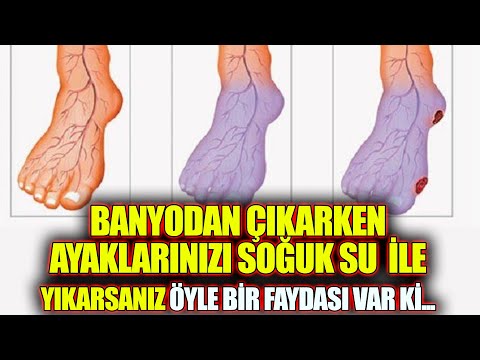 BANYODAN ÇIKARKEN Ayaklarınızı soğuk suyla yıkadığınızda öyle bir faydası var ki!