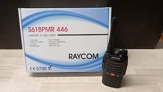 Raycom S618 PMR 446 Lisensfri radio