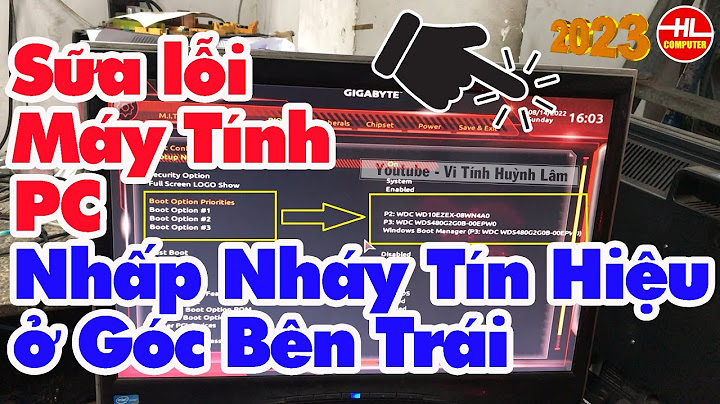 Fix lỗi main màn hình đen dấu nháy liên tục năm 2024