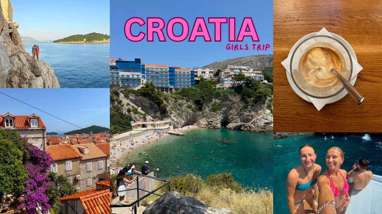 Croatia Vlog | beaches, sunsets, cliff jumping, & affogatos