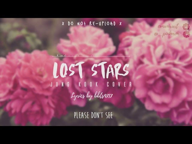 Jung Kook - Lost Stars (COVER) Lyrics class=