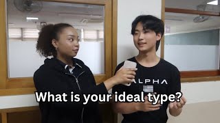 Asking Korean high school students their ideal type (honest answers)