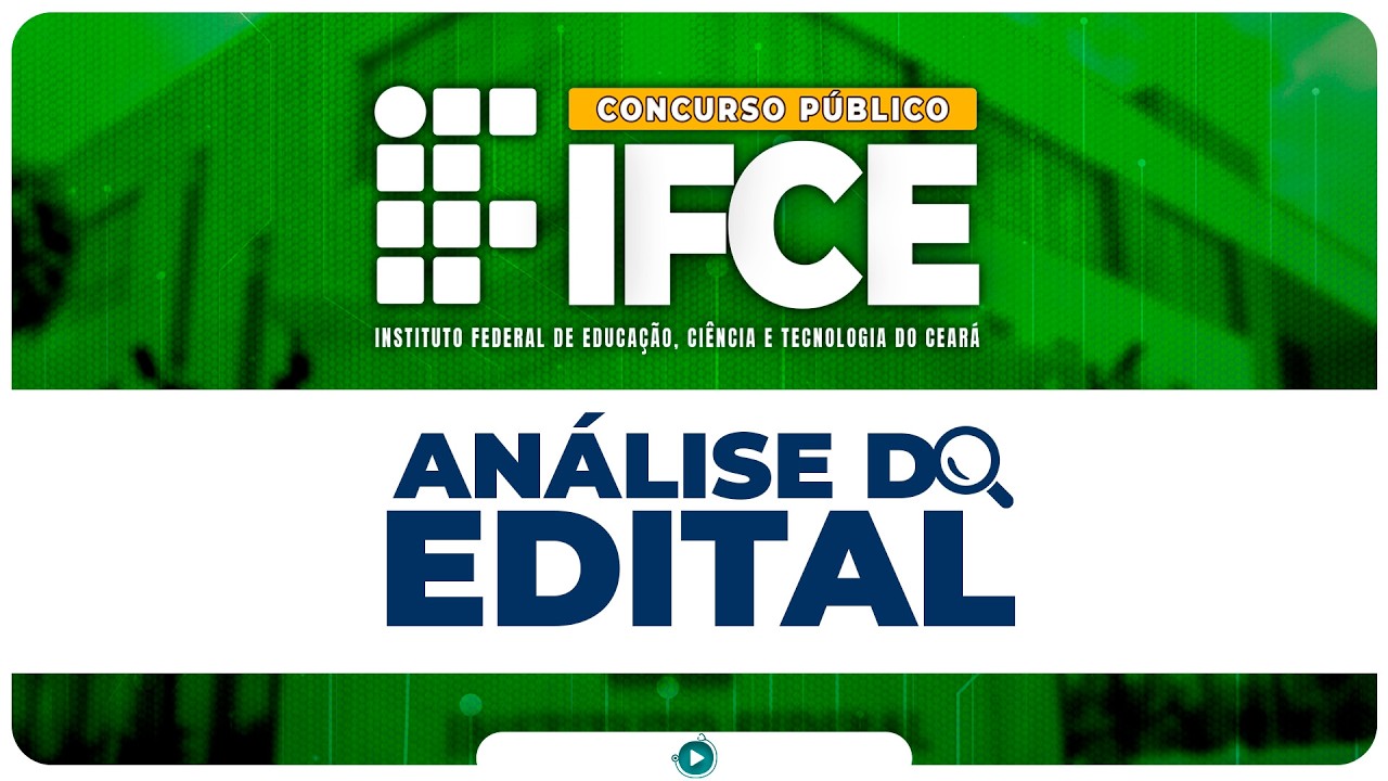 Análise do Edital Concurso IFCE- Banca AOCP