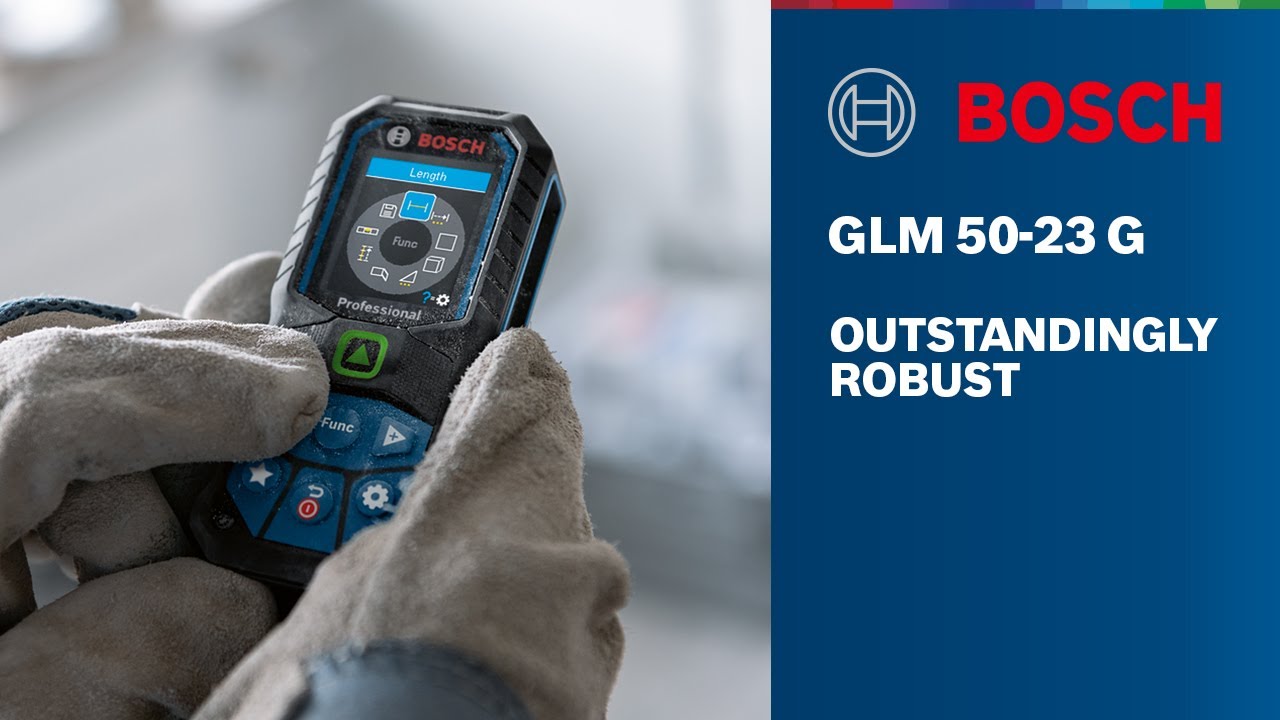 Bosch GLM 50-23 G Laser Measure | Green Laser, Colour Display 
