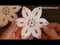 Crochet flower tutorial VERY EASY