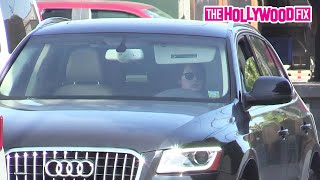 Emma Stone Takes Off In Her Audi Suv After A Private Workout At Rise Movement Gym In West Hollywood