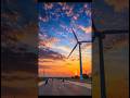 ye to hai dilbar mahbub ka vada | sunset | wind turbines #wind #sunset #nature #explore