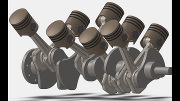 v8 engine solidworks | four stroke diesel engine | 4 stroke engine animation | engine assembly