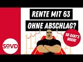 Rente mit 63 ohne Abschlag? So geht&#39;s noch