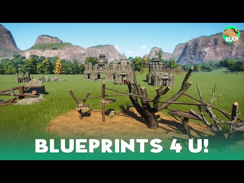 Planet Zoo Blueprints - Climbing Rigs & Temple Set incl. Download