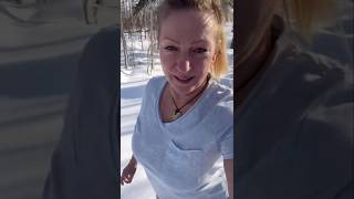 Bikini & Boots At -9F Winter Forest Therapy With Dogs, Tracks & Cold Exposure