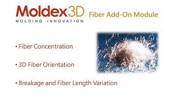 Fiber Add-On Module for Simulating Fiber Orientation, Length and Concentration