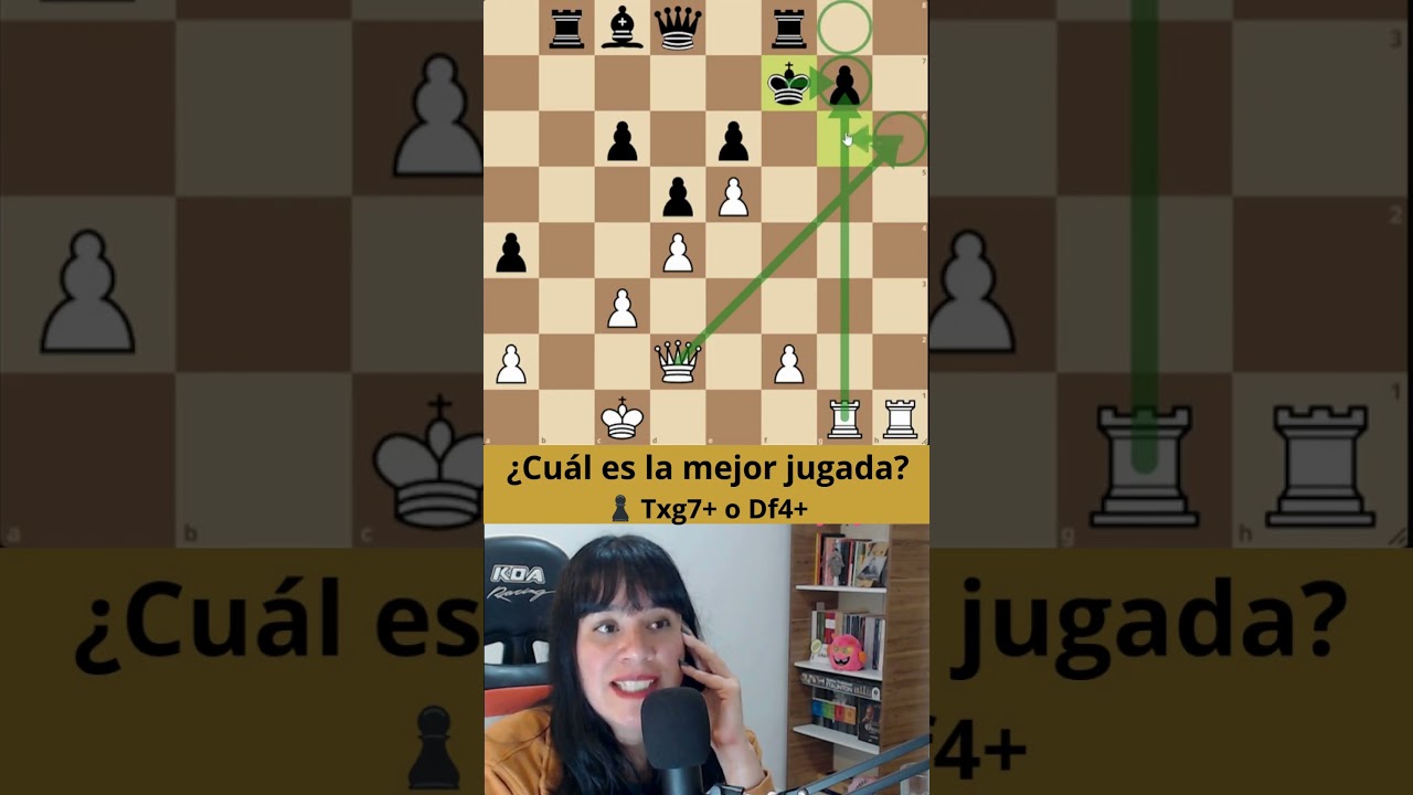 Dama o Torre… ¿Qué moverías aquí?