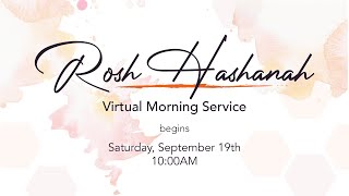 Rosh Hashanah Traditional Morning Service