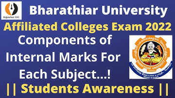 Components of Internal Marks| Bharathiar University|All UG&PG|Theory Subjects|Tips for More Marks|BR