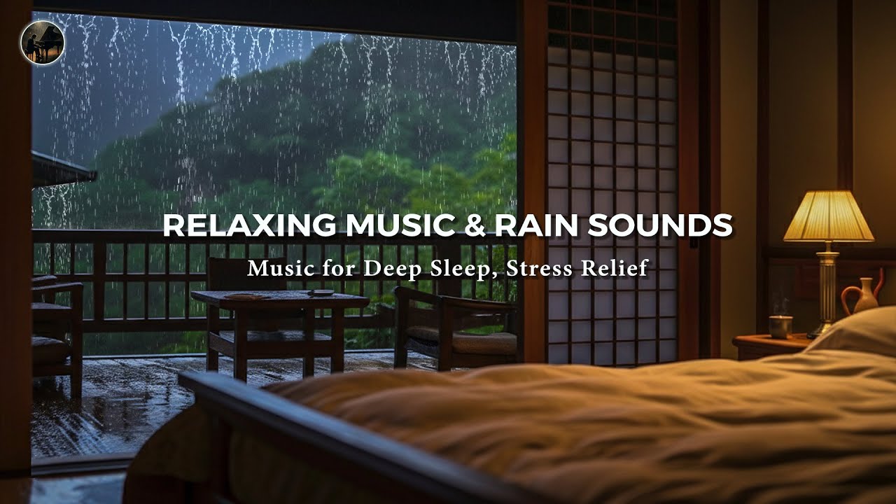 Relaxing Music with Rain & Piano for Stress Relief and Deep Sleep ...
